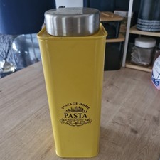 Yellow spaghetti canister for sale  WATCHET
