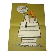 Vtg snoopy poster for sale  Camp Hill