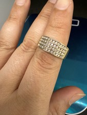 Anel de ouro amarelo 10k com diamante 0,50 ctw tamanho 9 comprar usado  Enviando para Brazil
