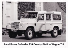 LAND ROVER DEFENDER 110 COUNTY STATION WAGON Tdi, FOTOGRAFIA DE PERÍODO. comprar usado  Enviando para Brazil