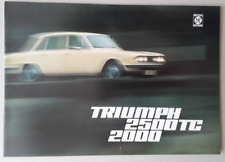 Triumph 2000 2500 for sale  BOURNE