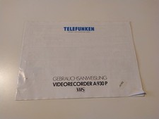 Bedienungsanleitung telefunken gebraucht kaufen  Meldorf
