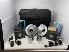 Conjunto de luzes estroboscópicas e flash Broncolor Impact 41 e 21 estúdio de fotografia com bolsa - Funciona! comprar usado  Enviando para Brazil