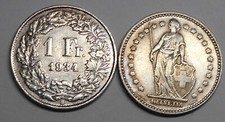 Switzerland franc 1934 usato  Villaricca