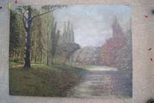 Tableau ancien paysage d'occasion  La Chapelle-de-Guinchay