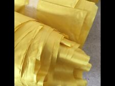 Yellow satin habutae for sale  SWINDON