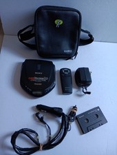 CD player portátil Sony Car Discman D-M805 com controle remoto, adaptador, estojo FUNCIONA TESTADO comprar usado  Enviando para Brazil