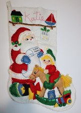 Bucilla santa felt for sale  Fresno