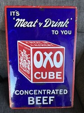 Original oxo enamel for sale Original oxo enamel for sale  CHICHESTER