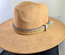 Rattlesnake skin hat for sale  Silver Springs