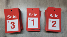 Red price labels for sale  KING'S LYNN