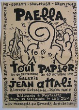 Paella poster invitation d'occasion  Expédié en Belgium