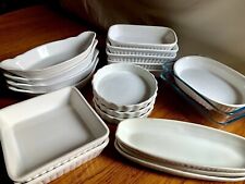 Set white serving for sale  KING'S LYNN