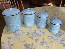 Vintage enamelware canister for sale  Fenton