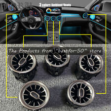 Ventilação de ar Benz luz ambiente C300 5 peças LED W205 acessórios interior AC Mercedes comprar usado  Enviando para Brazil