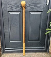 Antiga bengala irlandesa Shillelagh Blackthorn alça e ponta de metal 90cm, usado comprar usado  Enviando para Brazil