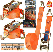 4pcs ratchet straps for sale  WORCESTER
