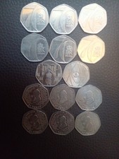 50p commemorative coins for sale  EDGWARE