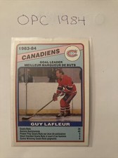 1984/85 Opc Goal Ldr Guy Lafleur # 360 comprar usado  Enviando para Brazil