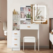 White dressing table for sale  LEICESTER