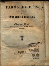 Farmacopea italiana prima usato  Italia