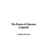 The poems giacomo gebraucht kaufen  Trebbin