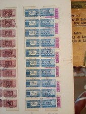 Francobolli pacchi postali usato  Forano