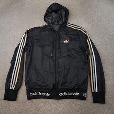 Adidas Kurtka męska Medium Czarna Złota Srebrna Wiatrówka Firebird SST Originals na sprzedaż  Wysyłka do Poland