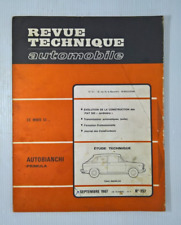 Revue technique autobianchi d'occasion  Genlis