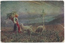 Antica cartolina tominetti usato  Savona