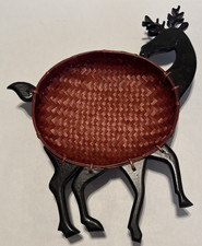 Wicker reindeer basket for sale  Montrose