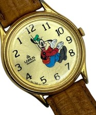 Relógio Disney Lorus Pateta Pulseiras Movíveis Números para Trás Nova Bateria Mostrador Dourado comprar usado  Enviando para Brazil