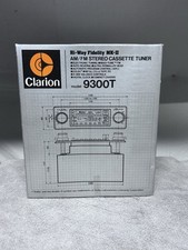 Clarion 9300r cassette for sale  Chicago