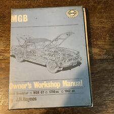 Haynes manual mgb for sale  PENARTH