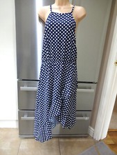 Navy white spotted for sale  MANCHESTER