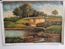 Quadro paesaggio fiammingo usato  Palermo