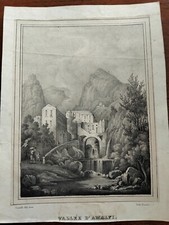 1840 litografia bianchi usato  Roma