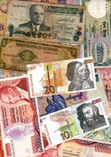 Lot billets circulés d'occasion  Paris I