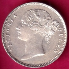 Companhia das Índias Orientais 1840 Rainha Vitória voltada para a esquerda lenda divisória 1 Rúpia #O21 comprar usado  Enviando para Brazil