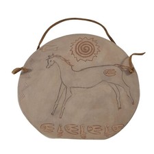 Usado, Victoria Mitchell Vazquez Cherokee Cavalo Sol Cerâmica Arte de Parede Pulseira de Couro comprar usado  Enviando para Brazil