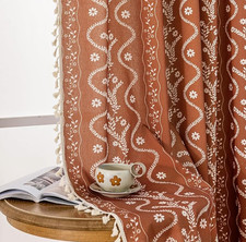 Boho linen curtains for sale  Jamaica