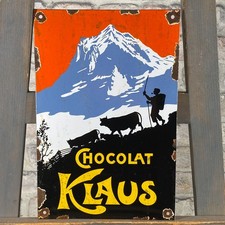 Plaque émaillée klaus d'occasion  Expédié en France