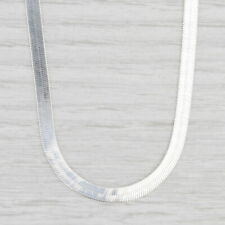 Novo Colar Corrente Espinha de Arenque 925 Prata Esterlina 30" 4,5mm Italiano comprar usado  Enviando para Brazil