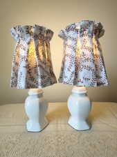 Pair vintage white for sale  BOSTON