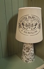 Tischlampe tischleuchte shabby gebraucht kaufen  Zossen