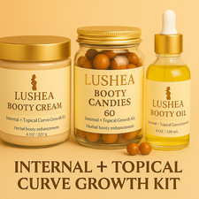 Kit de crescimento Booty – Creme natural para realce de curva, doces e óleo de ervas comprar usado  Enviando para Brazil