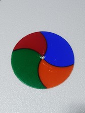 Vintage Evergleam Sata Lite Quatro Cores Projeção de Vidro Apenas Roda comprar usado  Enviando para Brazil
