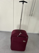 Burgundy carry suitcase for sale  UXBRIDGE