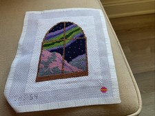 Completed night needlepoint for sale  Floral Park