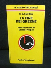 S.s.van dine fine usato  Roma